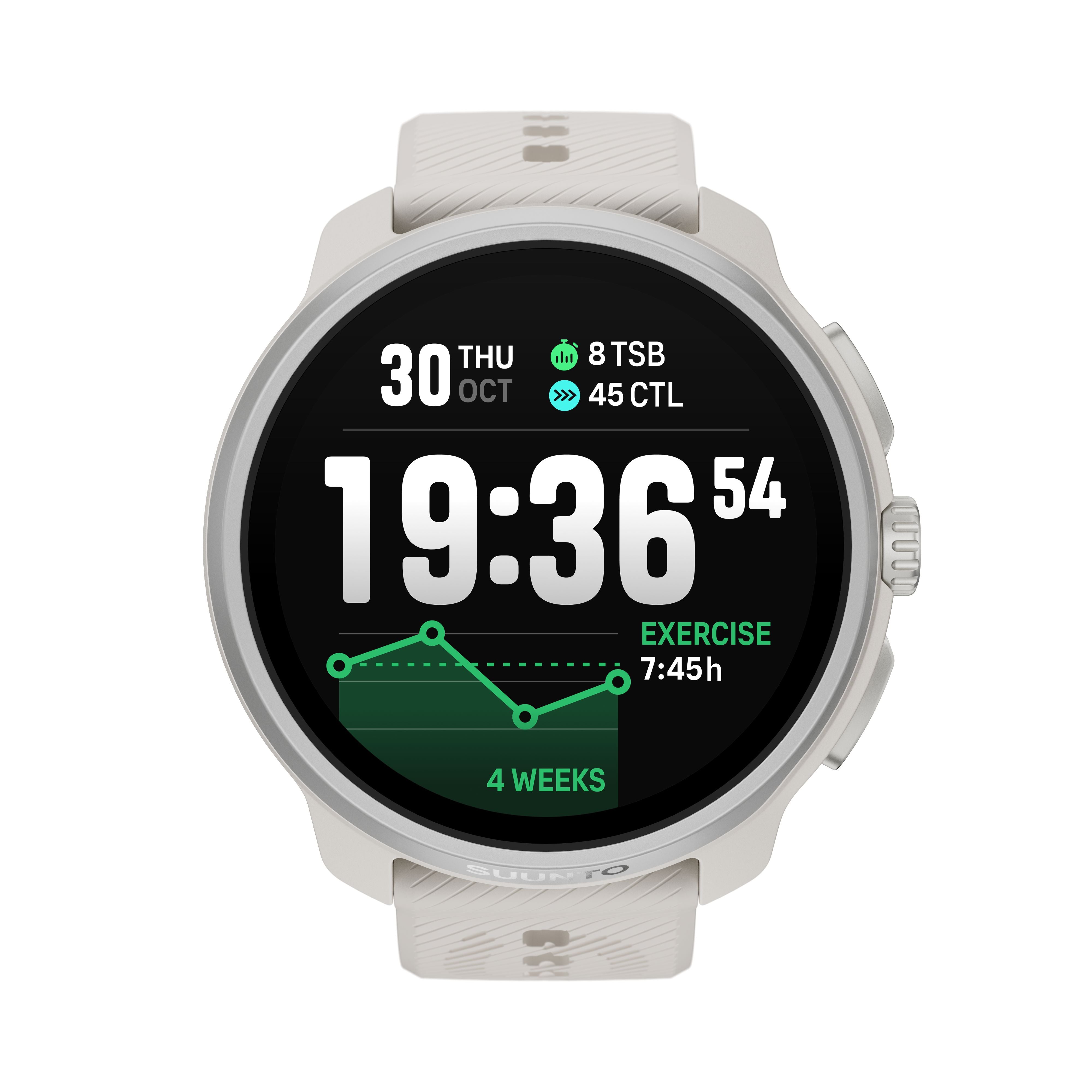 Suunto Race 2 GPS Watch - Stainless Steel Feather Gray One Size 
