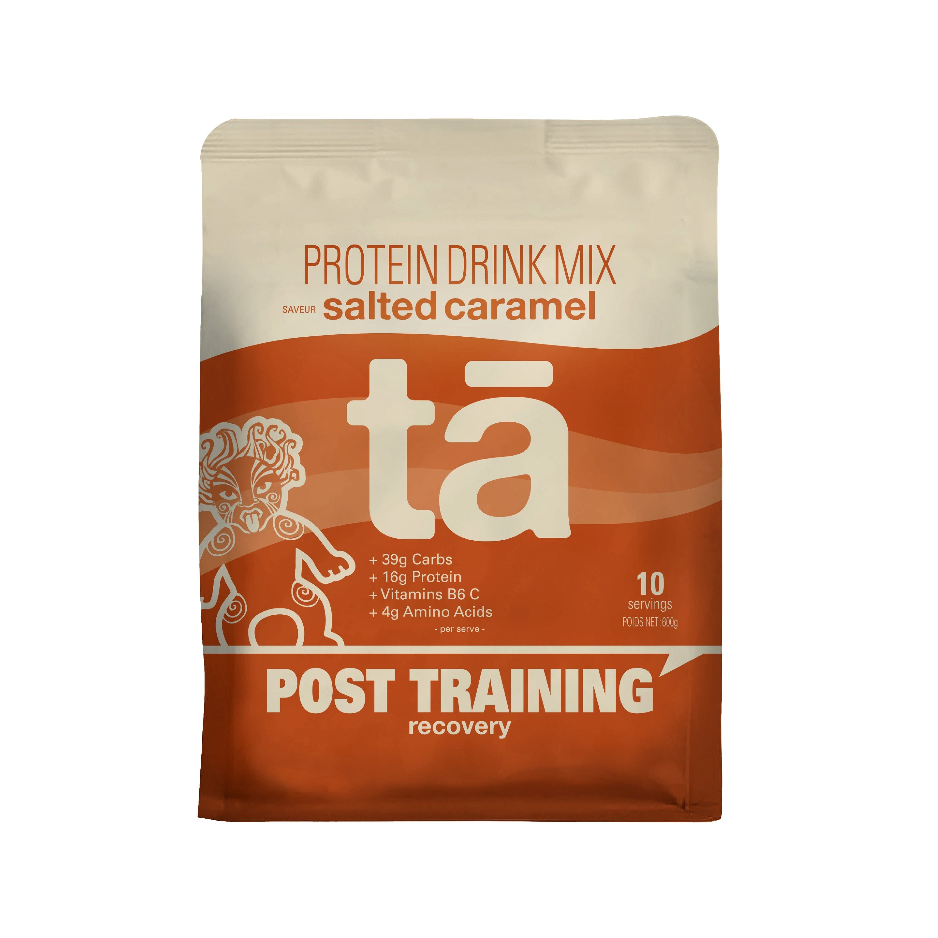 Ta Energy Post Training Protein Drink Mix 600g Salted Caramel 