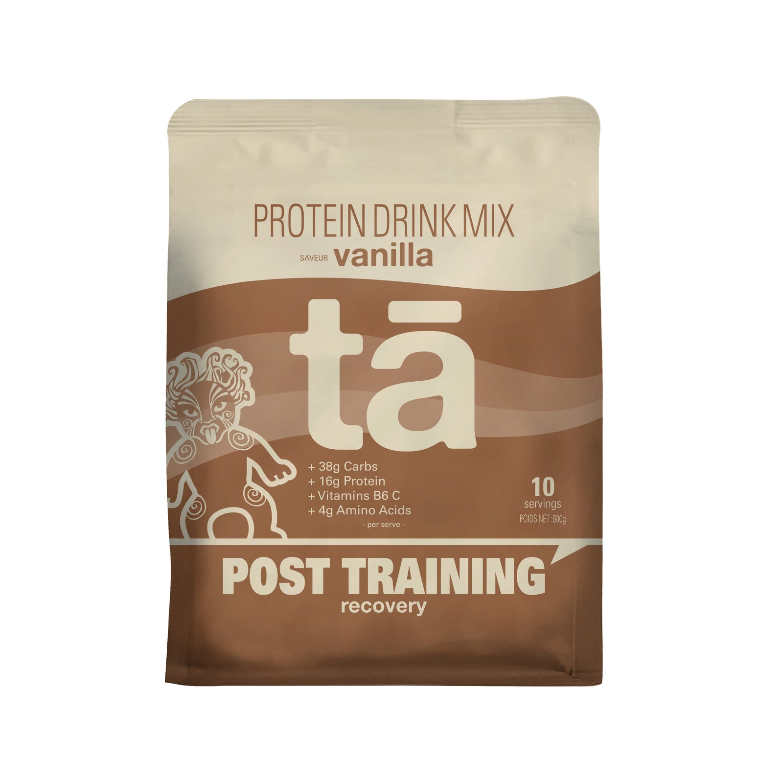 Ta Energy Post Training Protein Drink Mix 600g Vanilla 