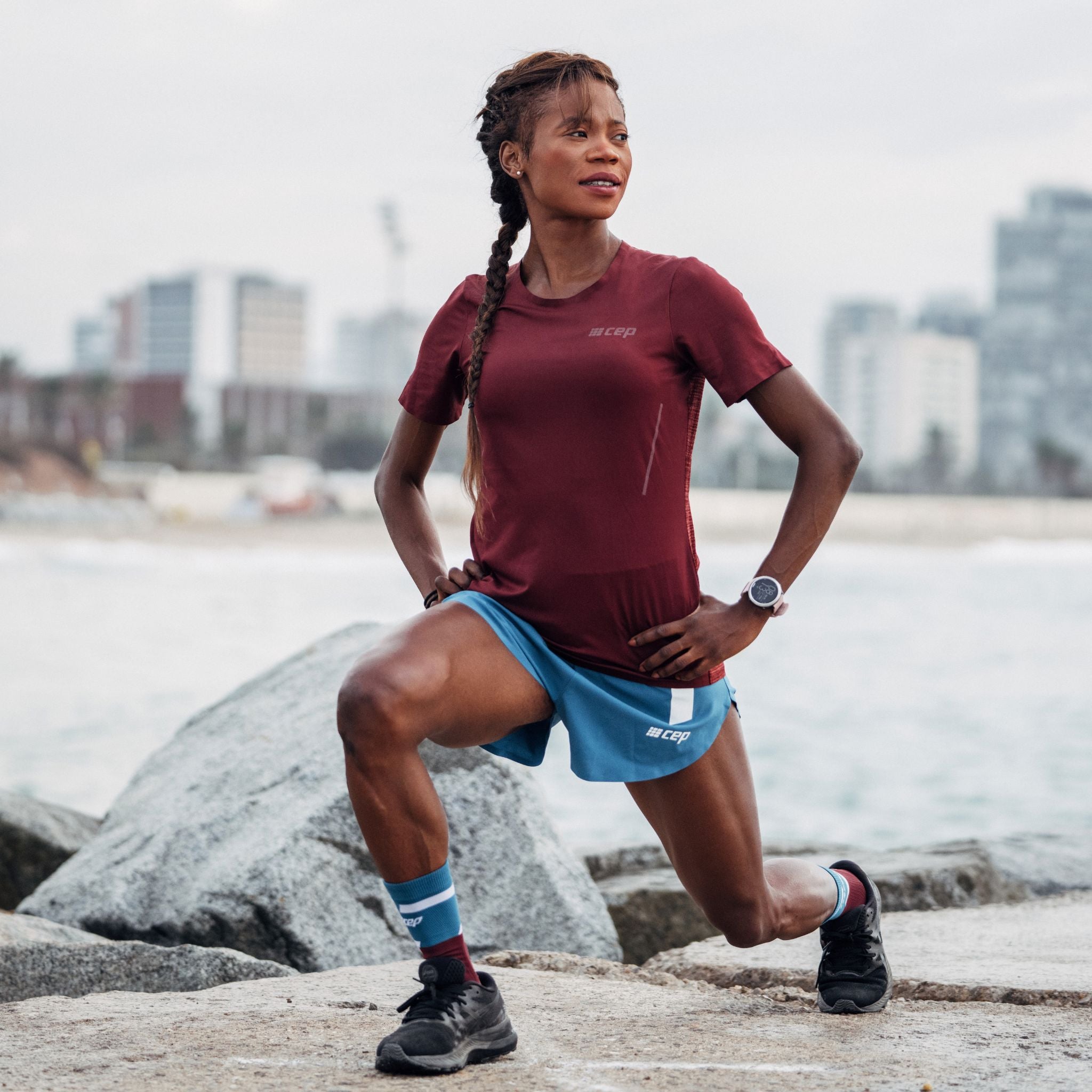 CEP The Run Compression Mid Cut Socks 4.0, Women 