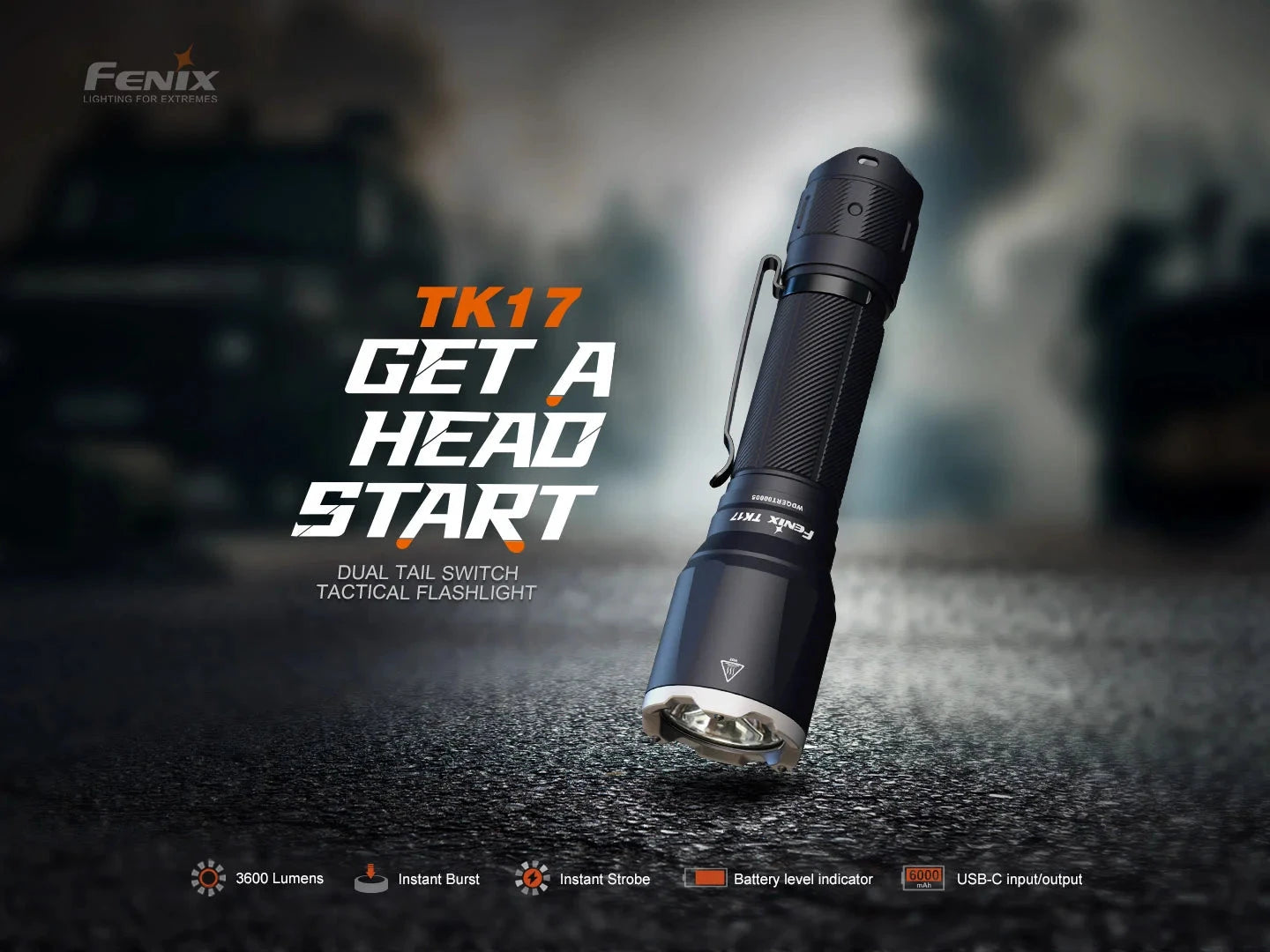 Fenix TK17 Tactical Flashlight 