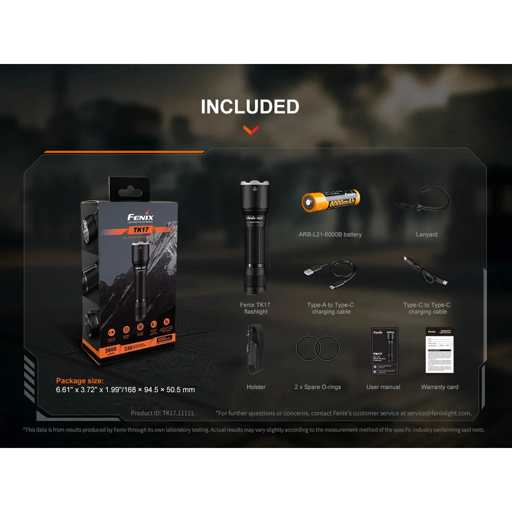 Fenix TK17 Tactical Flashlight 