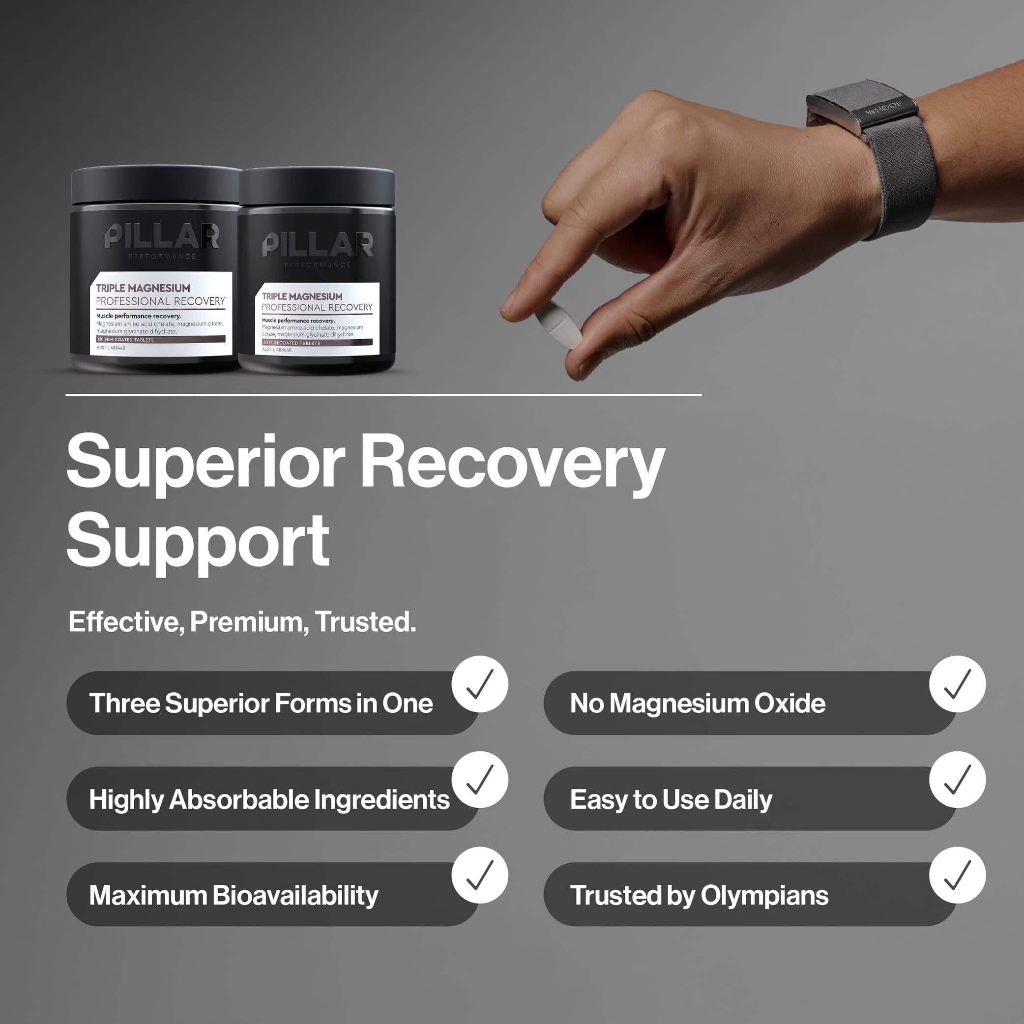 PILLAR Triple Magnesium Tablets 