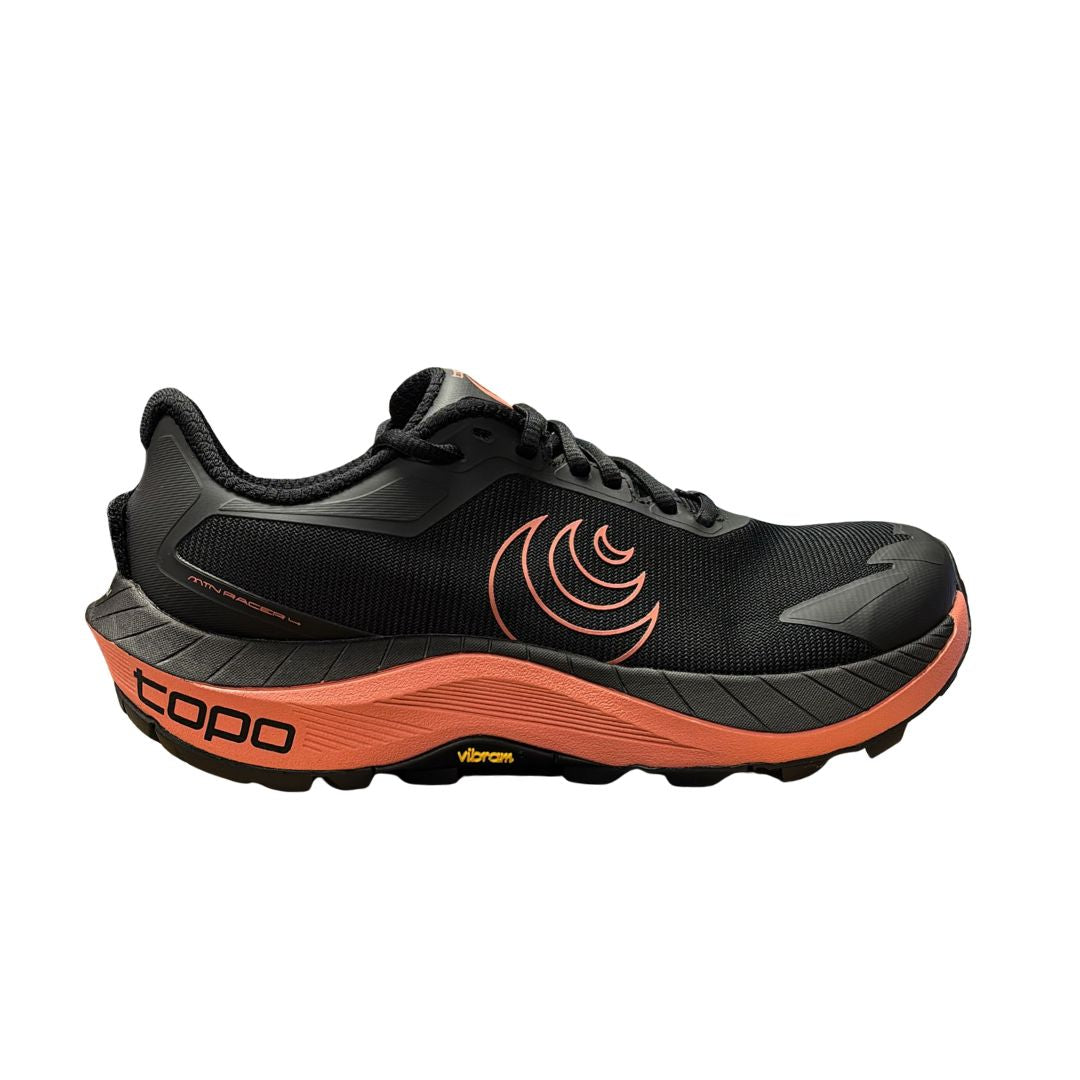 Topo Women's MTN Racer 4 Trail Running Shoes Black/Rose US 6 