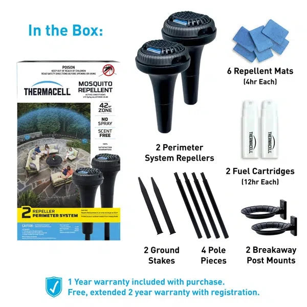 Thermacell Perimeter System (2 Repeller Pack) 