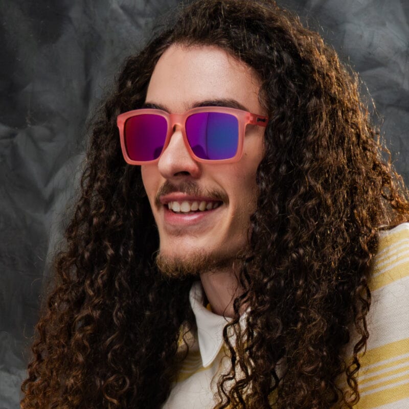goodr Slate G - Sports Sunglasses - Tropical Hibiscus Tea Party 
