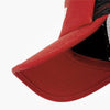 underbrim view of the ciele athletics TRLCap unisex running hat with curved brim in clay color