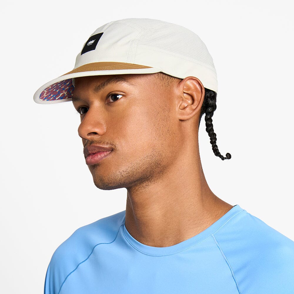 front view of the ciele athletics GOCap unisex running hat in rainy day color