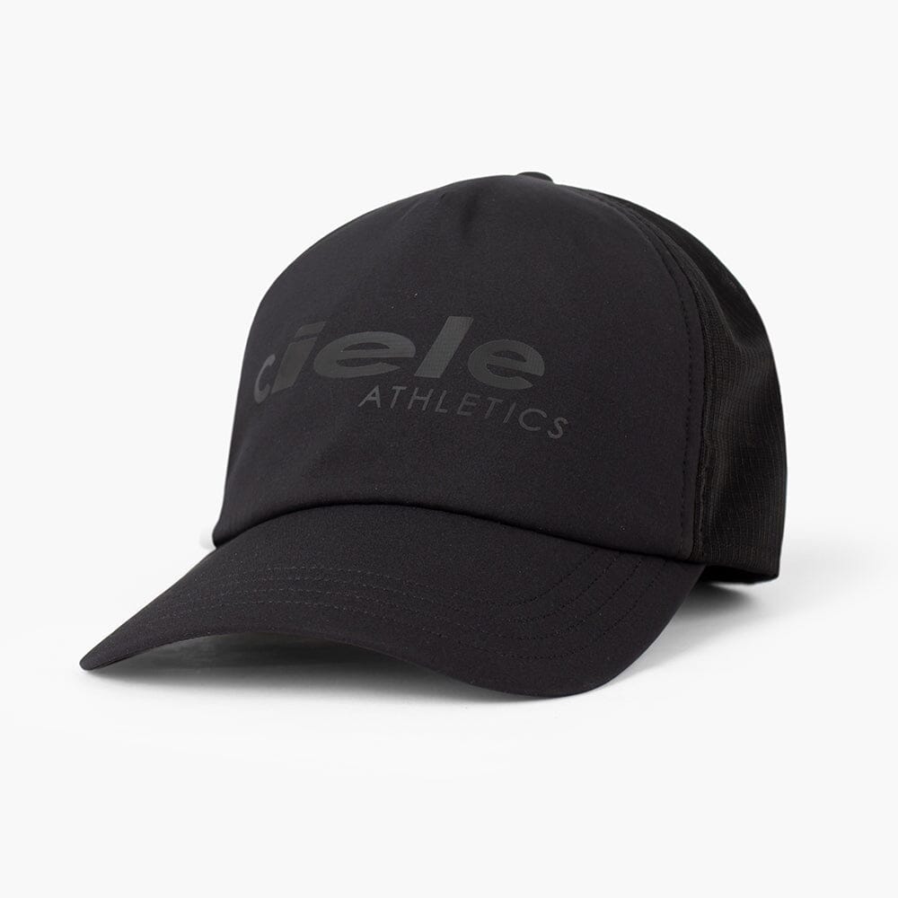 front view of the ciele athletics TRLCap unisex running hat with a curved brim in shadowcast color