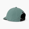 back view of ciele athletics CRWCap short brim unisex running hat with shorter brim from the Lifestyle Edition collection, in silver pine color
