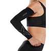 2XU Unisex Flex Run Compression Arm Sleeves UA4009A Black/Grey S 