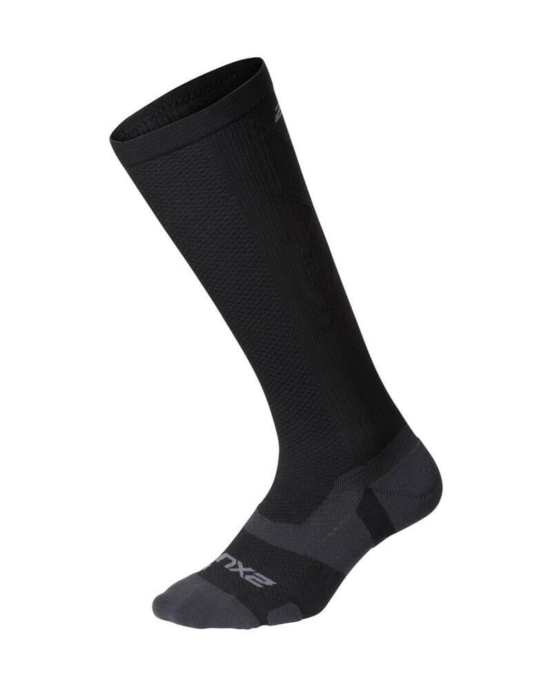 2XU Unisex VECTR Light Cushion Full Length UA5155E Black/Titanium 38-40 (M2) 