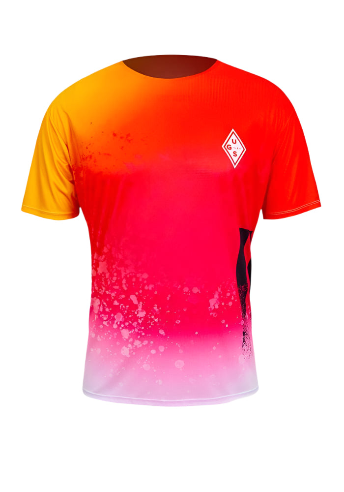 Uglow Men's UGS Tee Red/Yellow/Pink S 