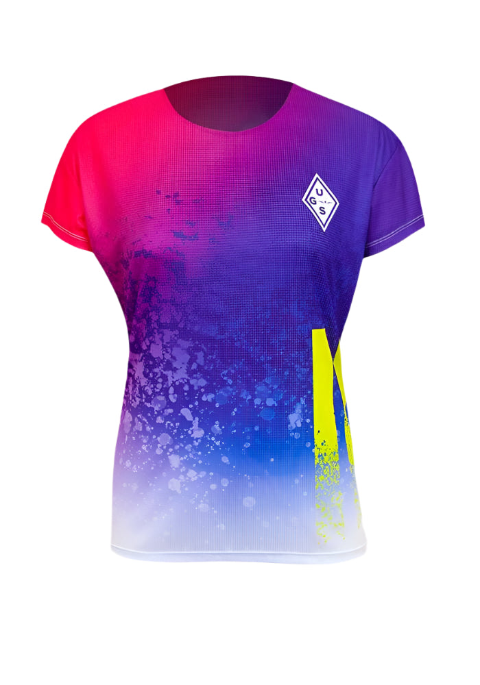 Uglow Women's UGS Tee Pink/Purple/Ocean/Yellow XS 
