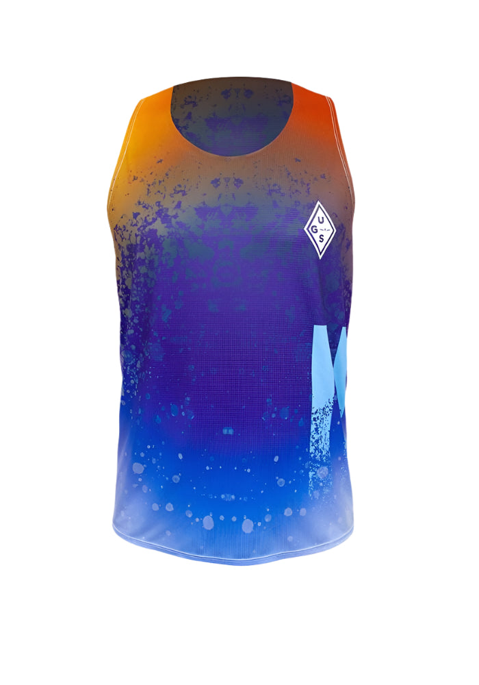 Uglow Men's UGS Vest Orange/Purple/Blue XS 