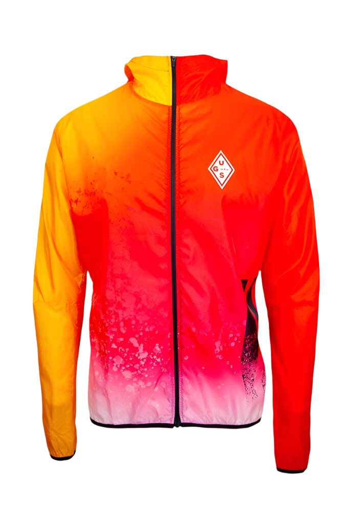 Uglow Men's UGS Wind Jacket Red/Yellow/Pink S 
