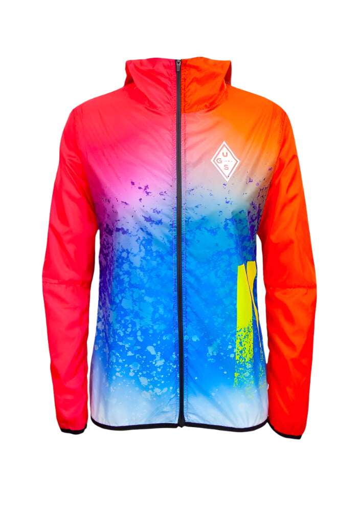 Uglow Women's UGS Wind Jacket Red/Yellow/Pink/Blue XS 