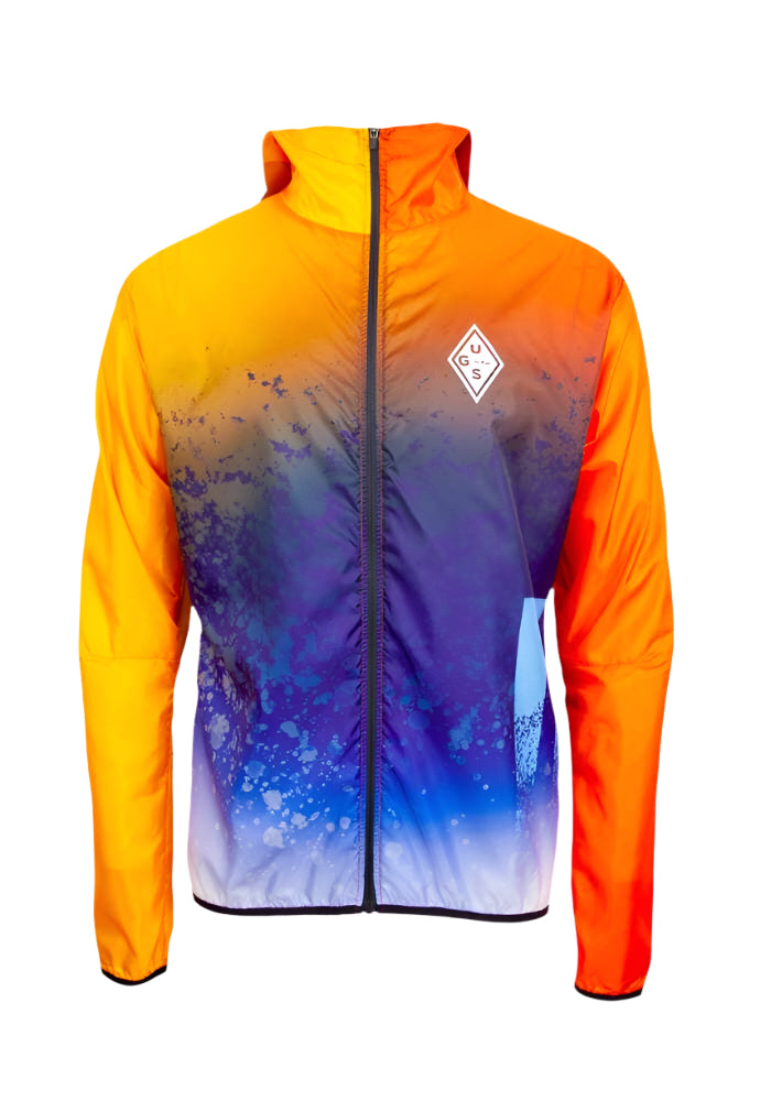 Uglow Men's UGS Wind Jacket Orange/Purple/Blue S 