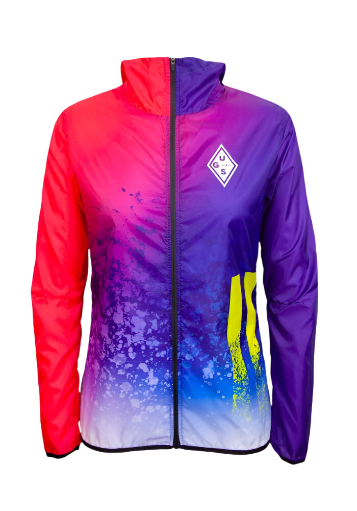 Uglow Women's UGS Wind Jacket Pink/Purple/Blue/Yellow XS 