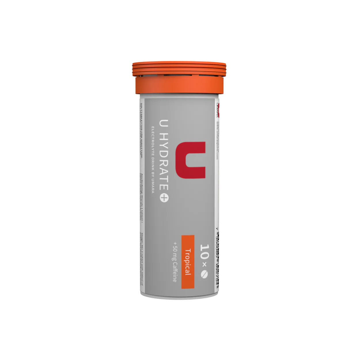 UMARA U HYDRATE 43g Electolytes Effervescent Tablets Tropical + (with caffeine) 