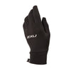 2XU Unisex Run Glove UQ5340H Black/Silver L 