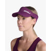 2XU Unisex Run Visor UQ5686F Beet/White One Size 