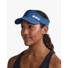 2XU Unisex Run Visor UQ5686F Moonlight/White One Size 