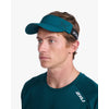 2XU Unisex Performance Visor UQ6165F Deep Jade/Black One Size 