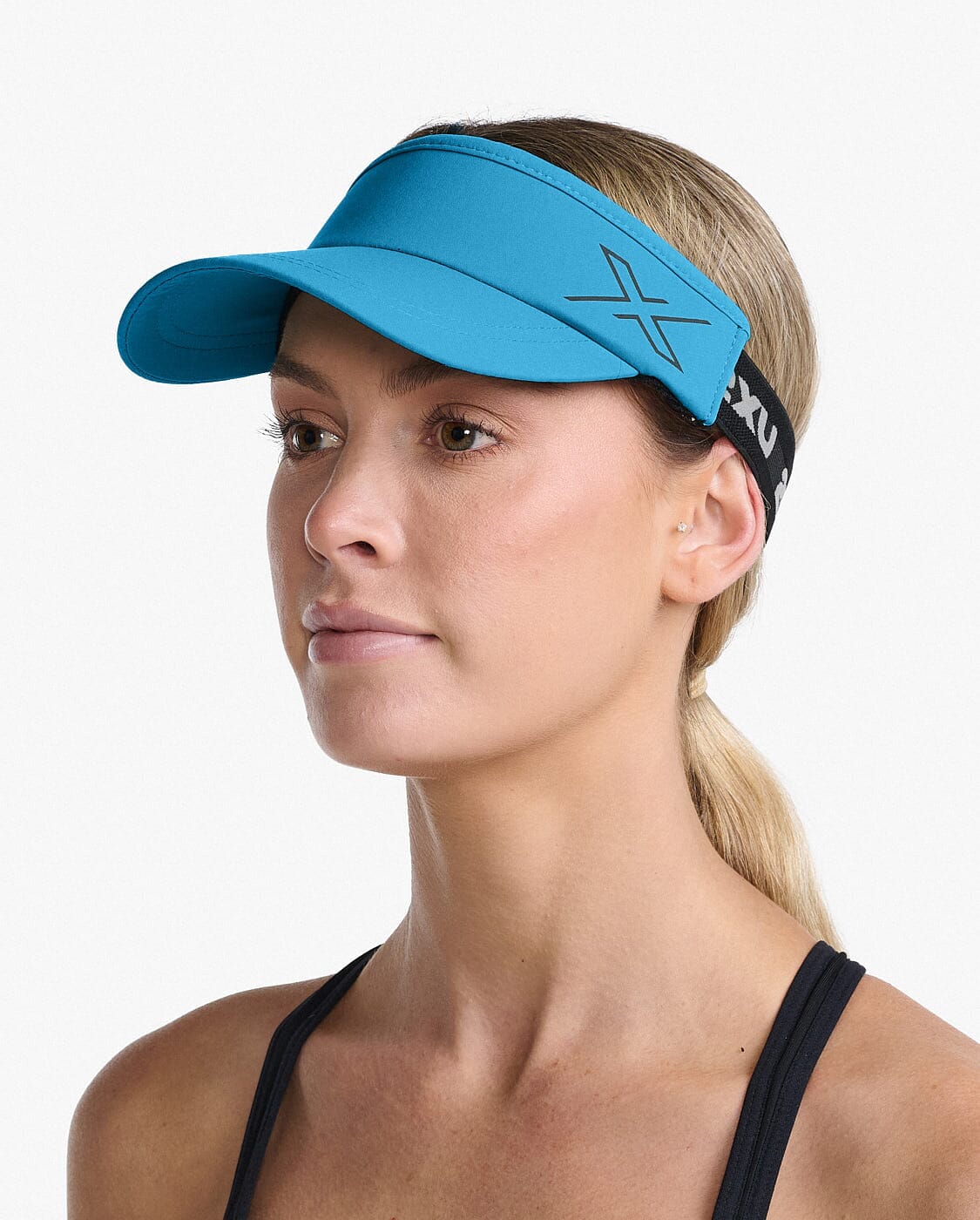 2XU Unisex Performance Visor UQ6165F Seaport/Black One Size 
