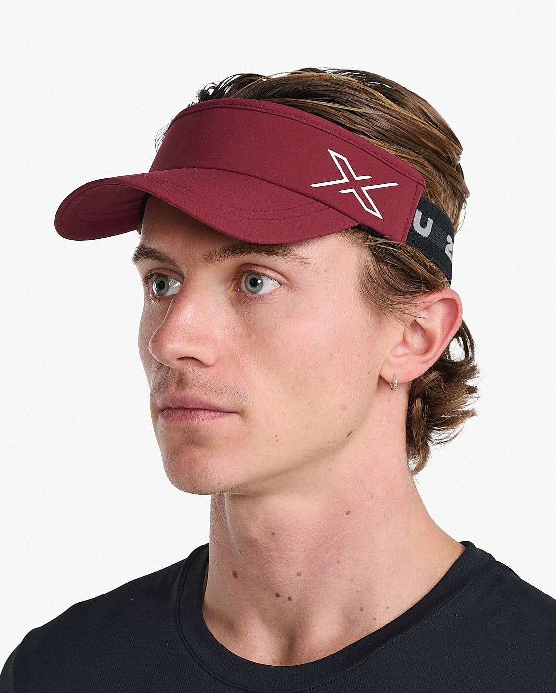 2XU Unisex Performance Visor UQ6165F Truffle/White One Size 