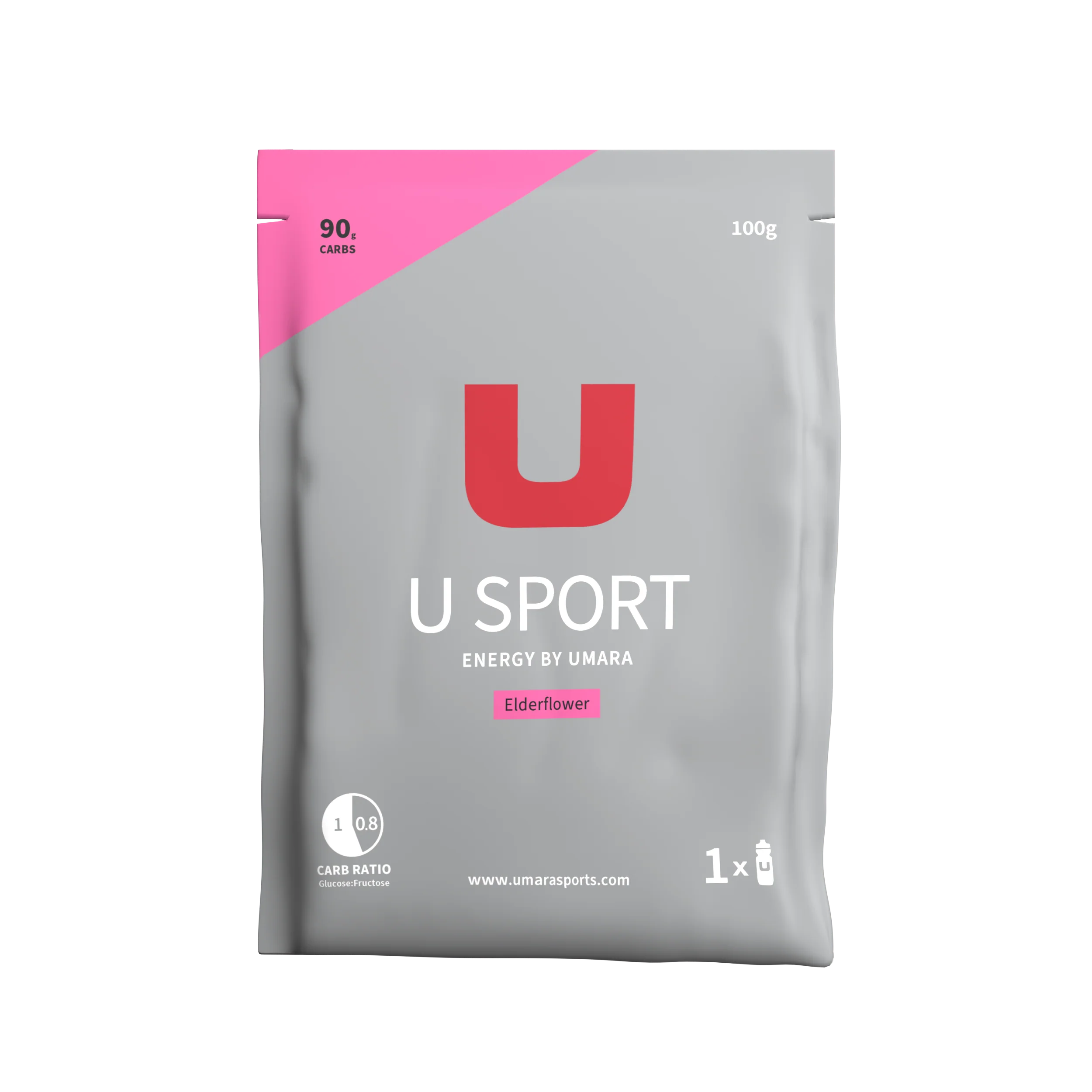 UMARA U SPORT 90g (360Kcal) Energy Drink Mix Elderflower 