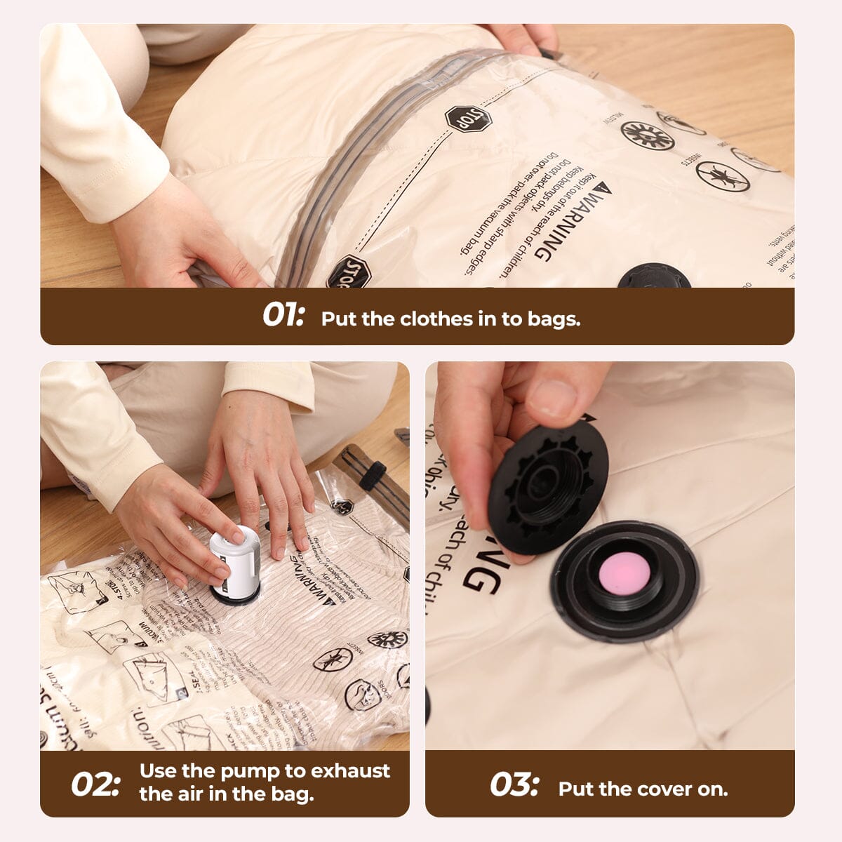 Flextail Vacuum Bag 4 Pcs 