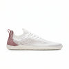 Vivobarefoot Primus Lite Knit Mens Barefoot Shoes Off White/Burgundy US 10 EU 43 