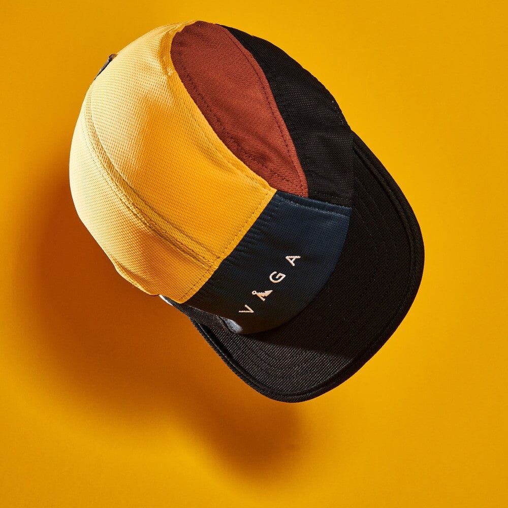 VAGA Club Cap Ocean/Mellow Yellow/Brown 