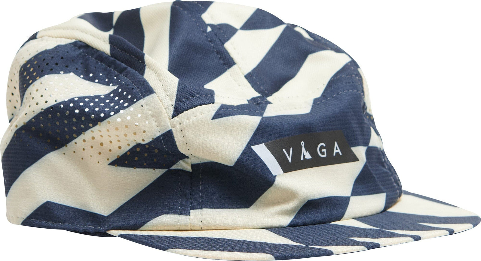 VAGA Feather Racing Cap (2026) – Pastel Yellow/Navy Blue