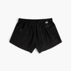 back view of the ciele athletics lightweight, race ready and performance driven short  for womens named RDShort in shadowsphinx color
