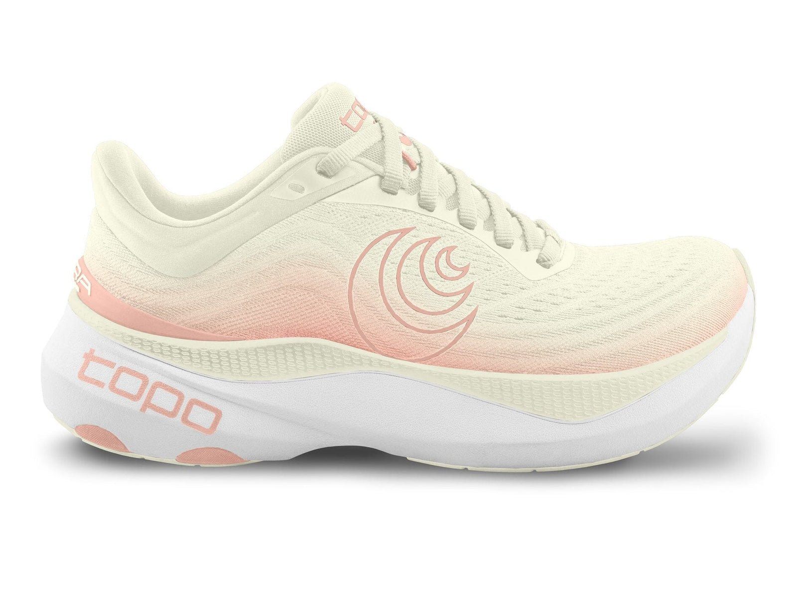Topo Women's Aura Road Running Shoes Cream/Rose US 7 