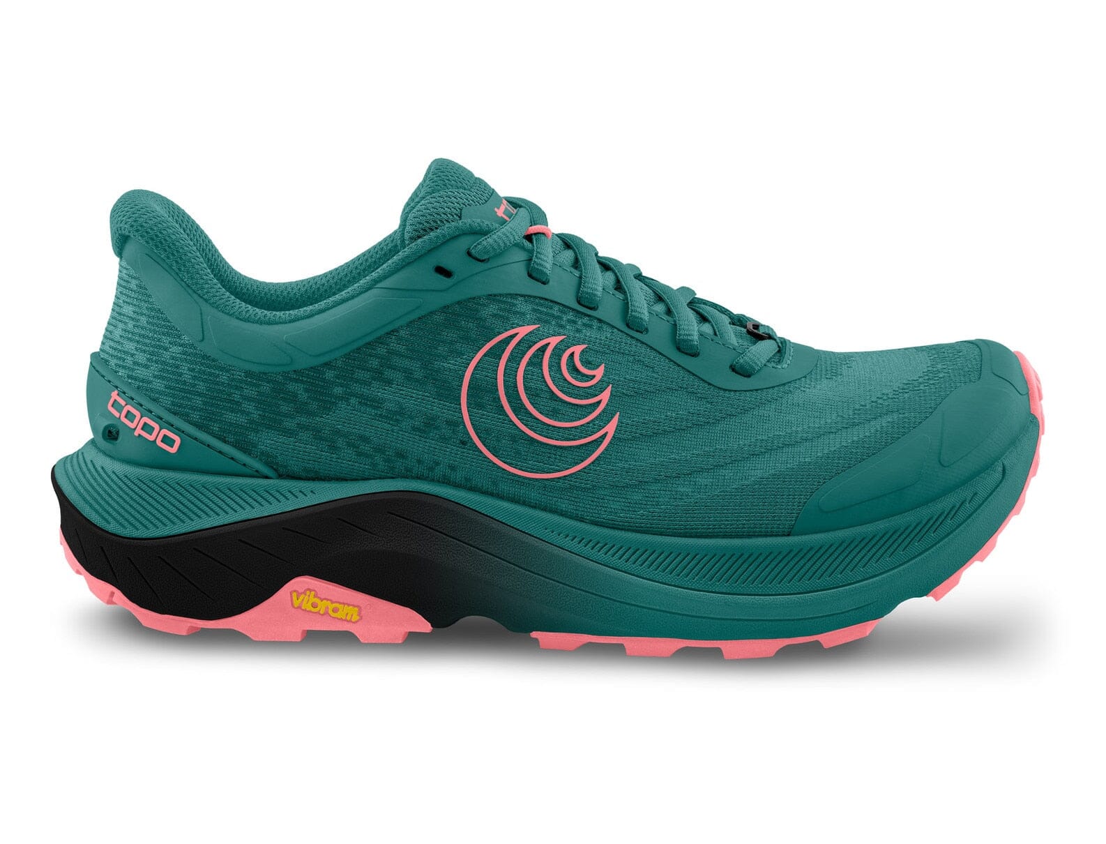 Topo Women's Ultraventure 4 Trail Running Shoes - Dark Teal/Pink