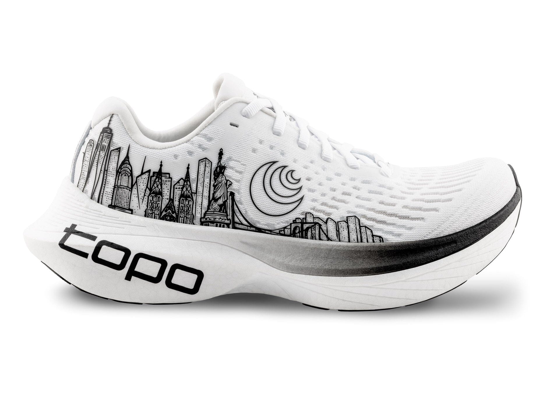 Topo Women's Specter 2 Road Running Shoes Whte/Black(NYC Ed.) US 7 
