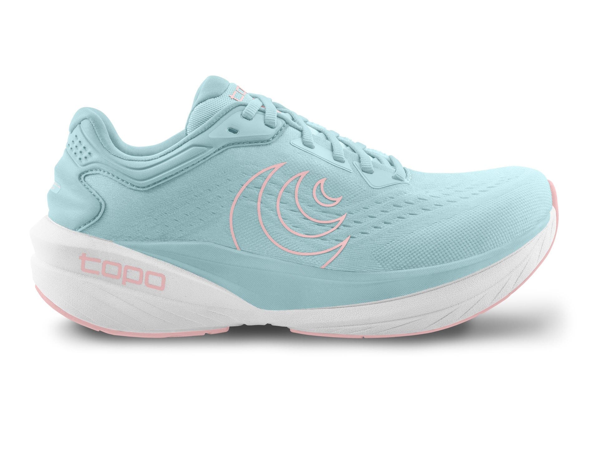 Topo Women's Phantom 4 Road Running Shoes Dusty Blue/Pink US 6.5 