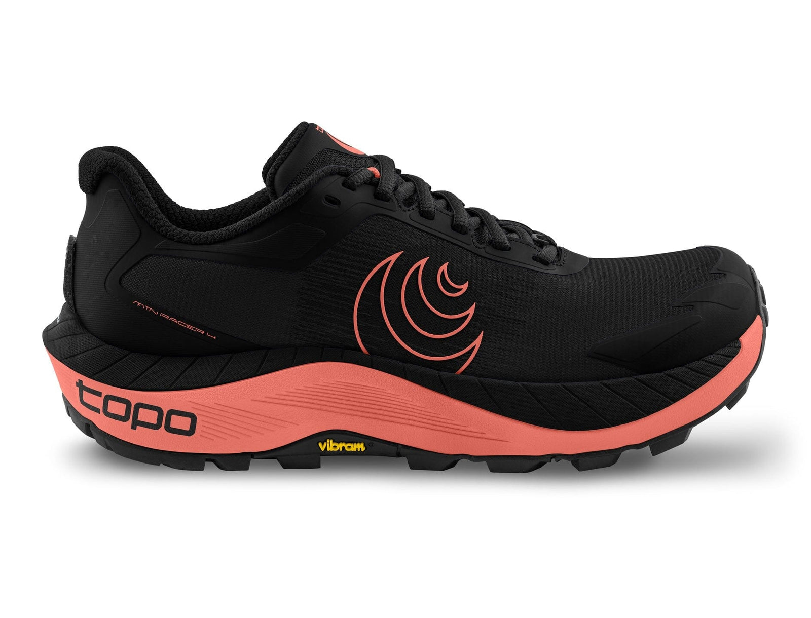Topo Women's MTN Racer 4 Trail Running Shoes - Black/Rose