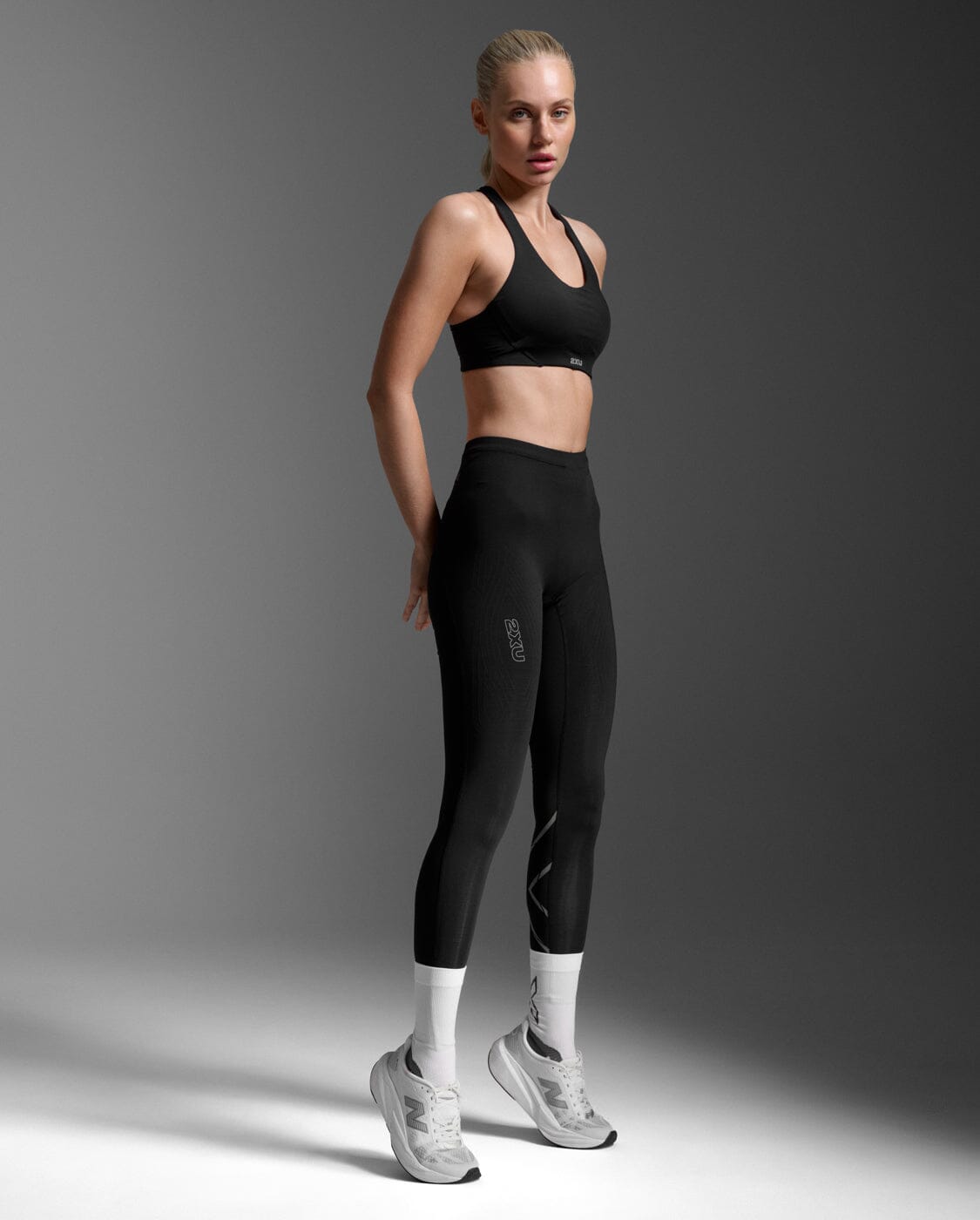 2XU Women's Light Speed React Hi-Rise Compression Tights WA7516B 