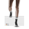 CEP Core Hiking Light Merino Mid Cut Compression Socks, Women Stone Grey/Grey II 