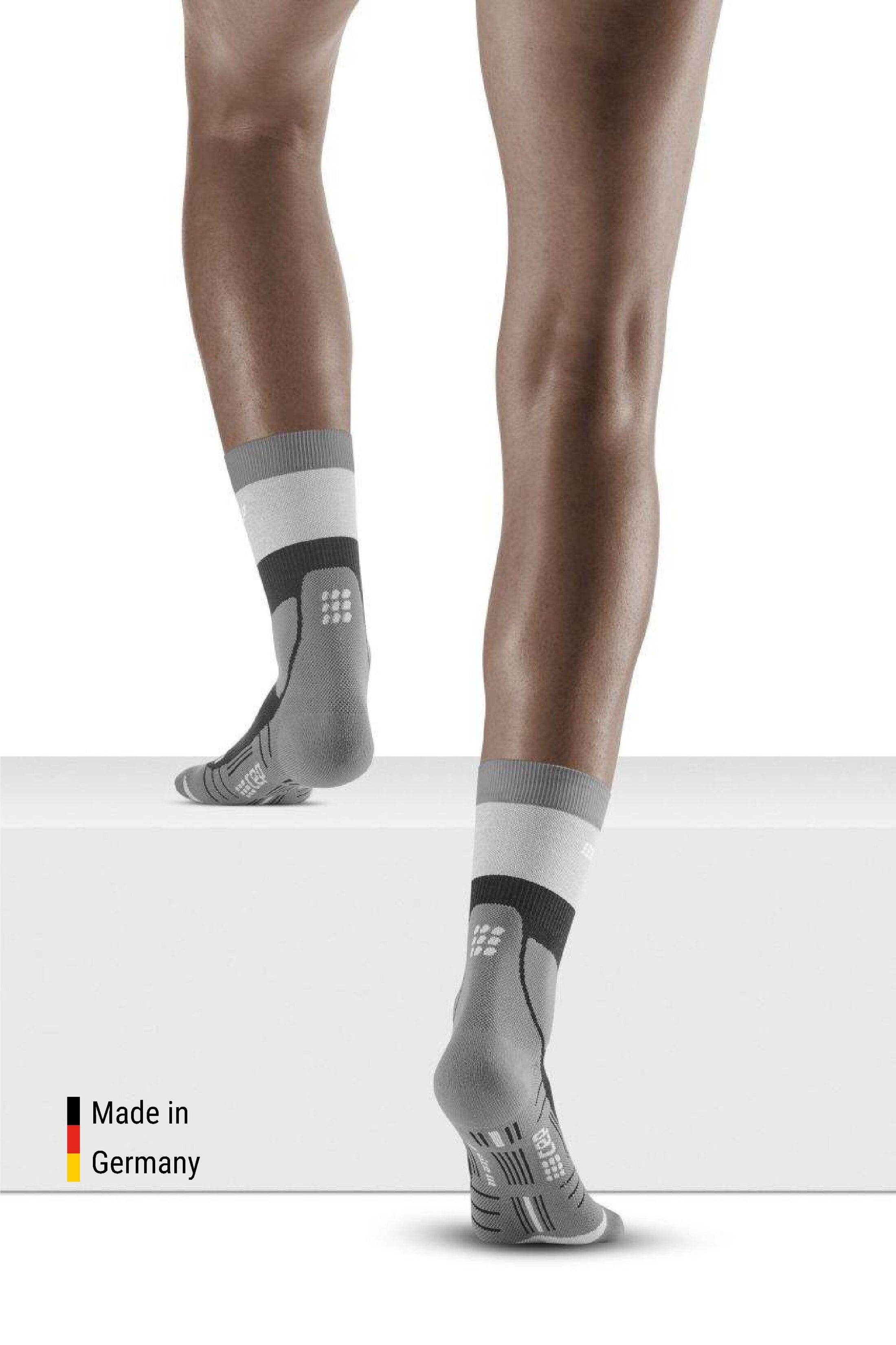 CEP Core Hiking Light Merino Mid Cut Compression Socks, Women 