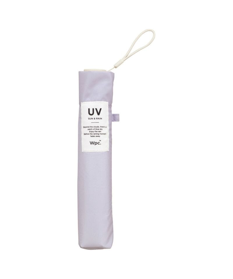 WPC Air Light Solid Mini Folding Umbrella Lavender 