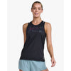 2XU Women's Light Speed Singlet WR6955A Glitch/White Reflective S 