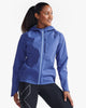 2XU Women's Ignition Shield Jacket WR7106A Marlin/Hydrangea Reflective S 
