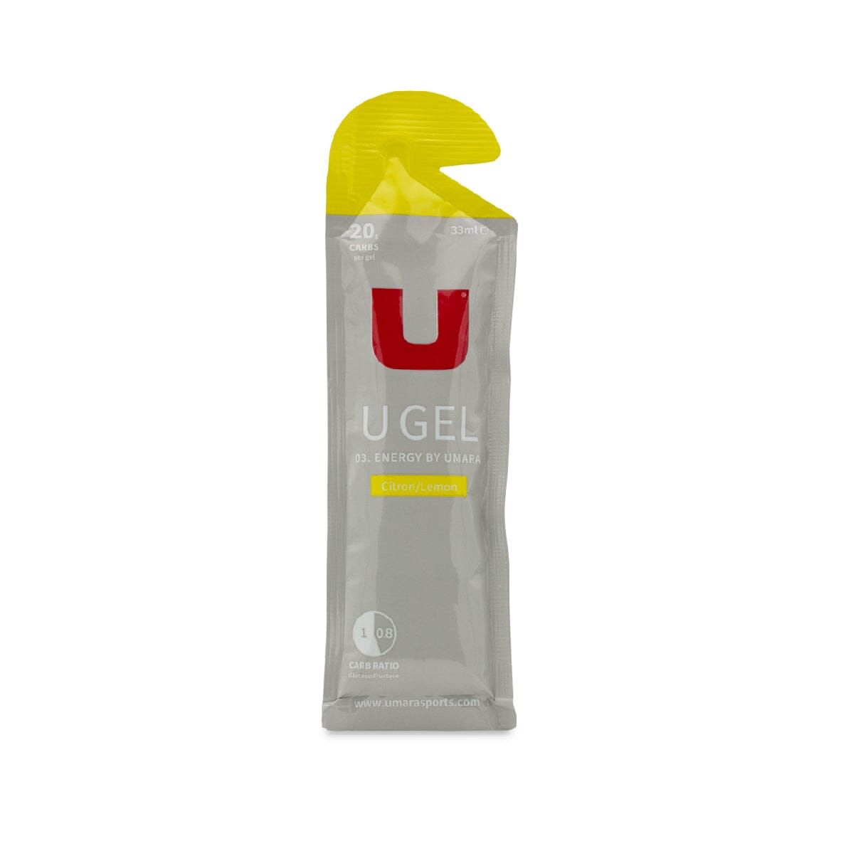 UMARA U GEL 33ml (20g, 80Kcal) Energy Gel Lemon 