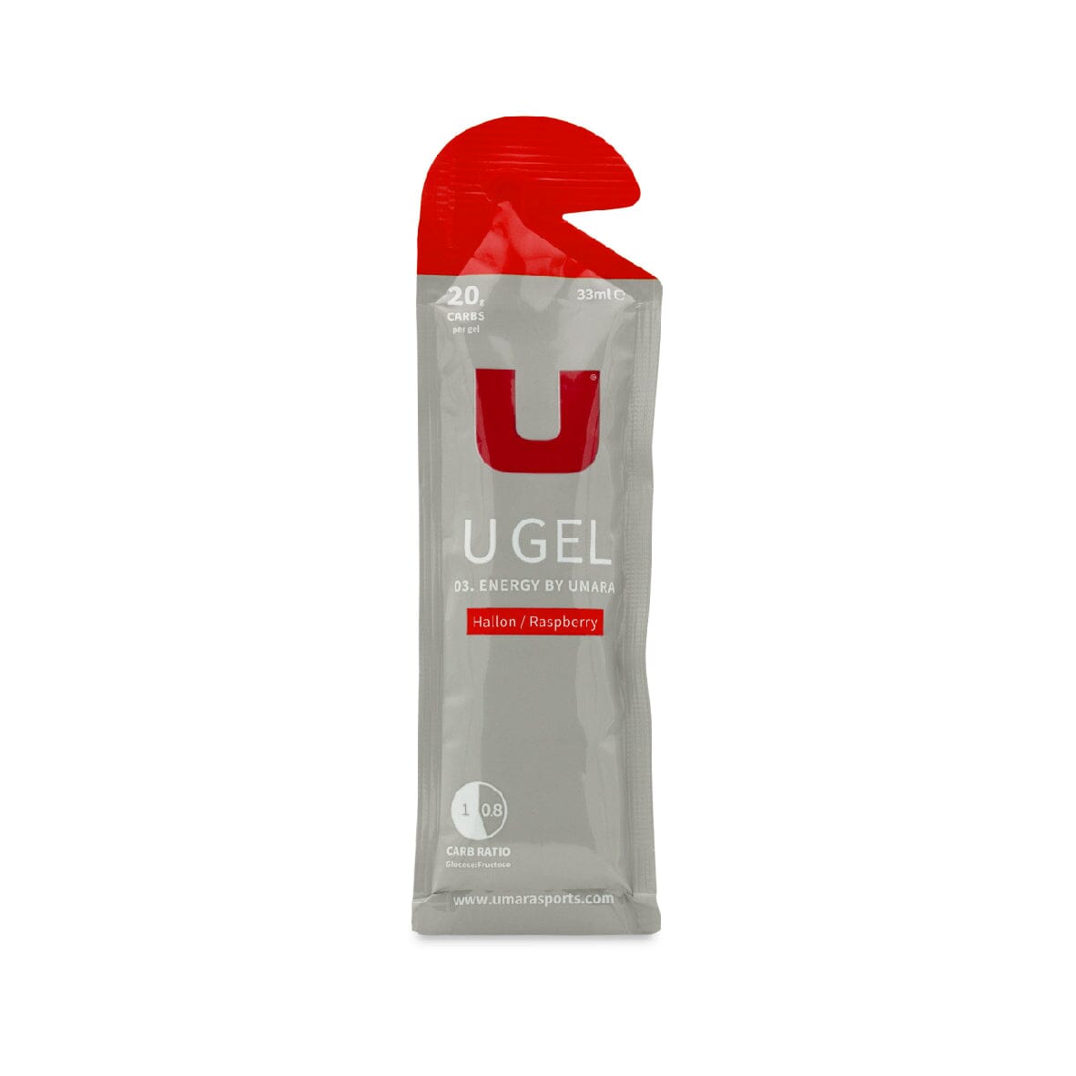 UMARA U GEL 33ml (20g, 80Kcal) Energy Gel Raspberry 