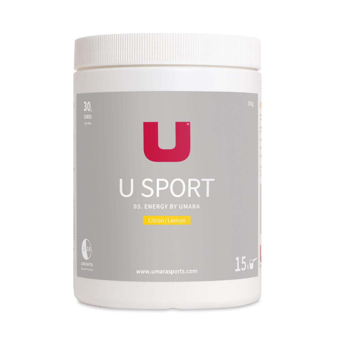 UMARA U SPORT 500g - Energy Sport Drink Mix Lemon 